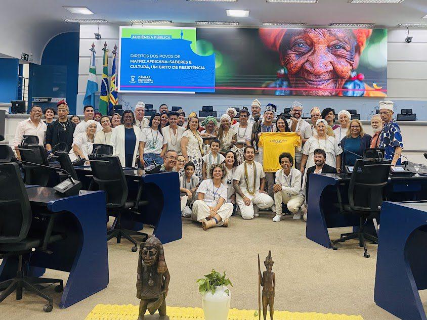 Vereadora Luiza leva o Povo do Axé à Câmara para discutir direitos, políticas públicas e o enfrentamento ao racismo religioso.