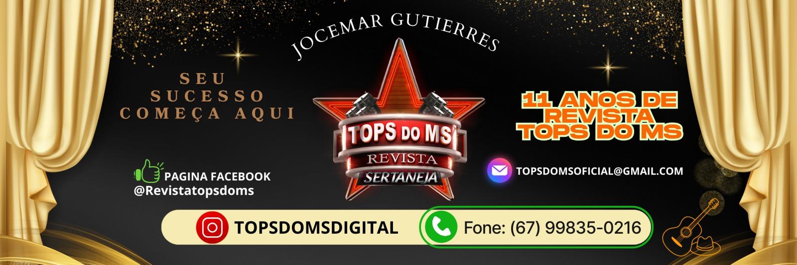 Revista Tops do MS: Do Tereré ao Palco das Grandes Baladas, comemora 11 anos dia 17 de Janeiro de 2026 na Boate do Rádio clube cidade.