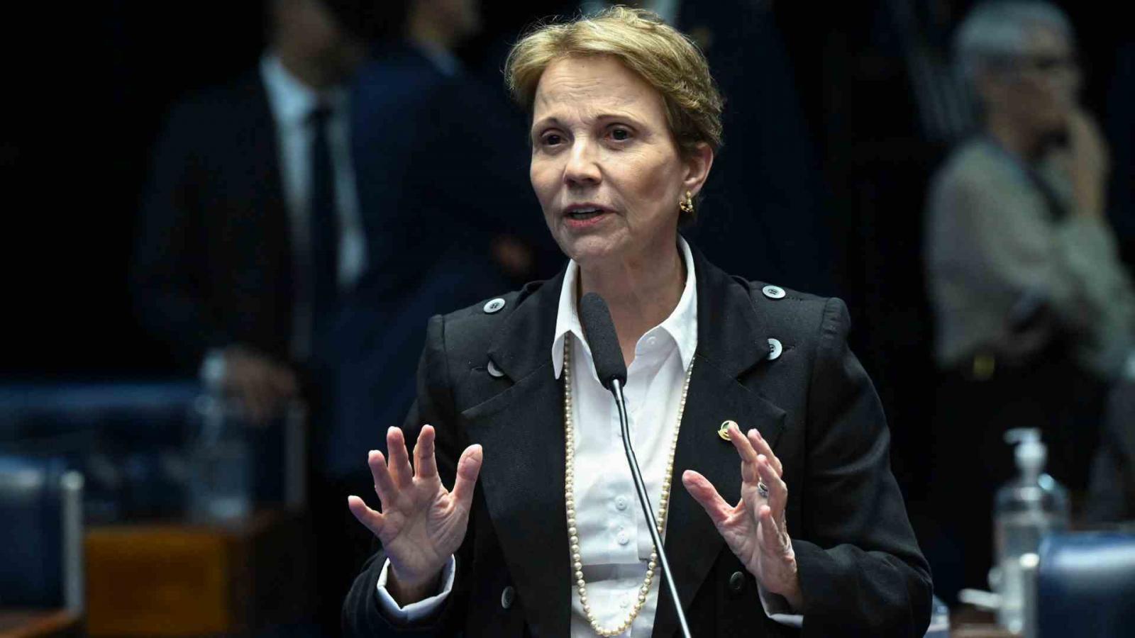 A Senadora Tereza Cristina defende reação do Senado após STF limitar impeachment de ministros.