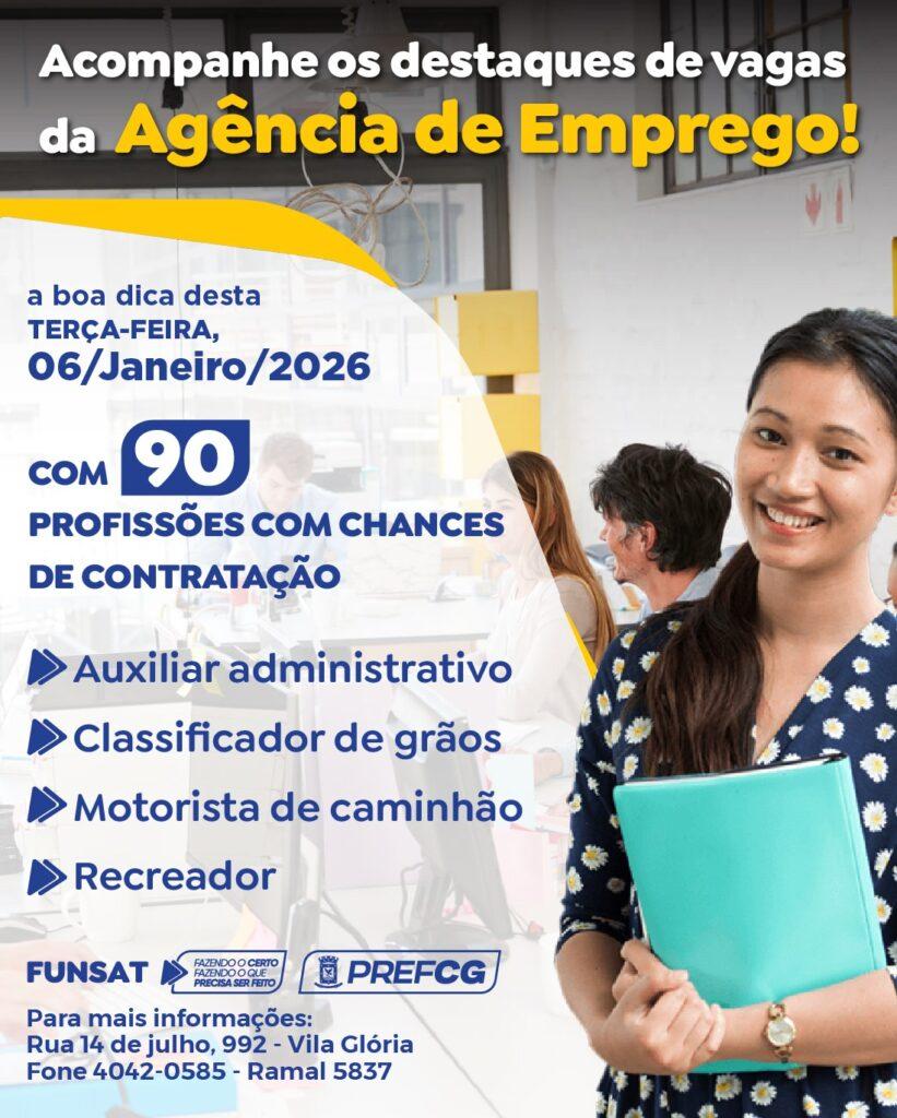 Funsat anuncia 1.059 vagas nesta terça-feira. Funsat anuncia 1.059 vagas nesta terça-feira.