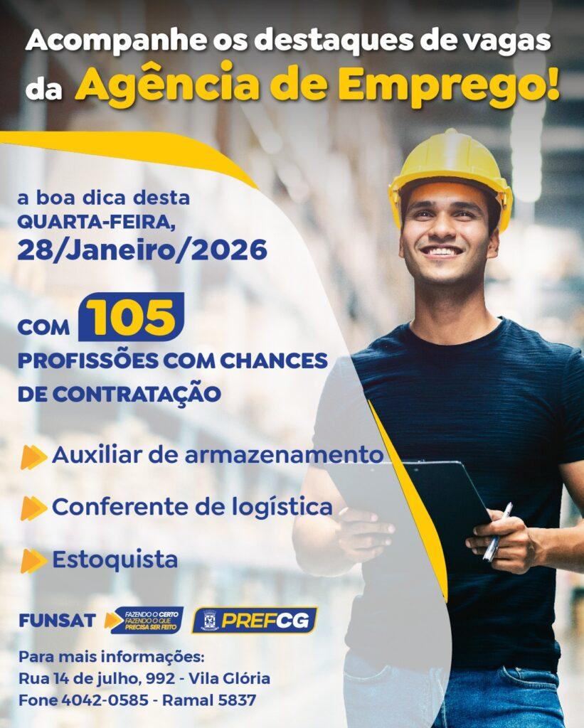 Funsat oferta 1.205 vagas hoje.