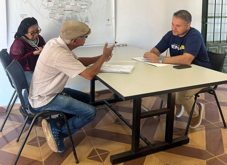 Gabinete no Bairro: vereador Leinha atende a população todas as quartas-feiras.