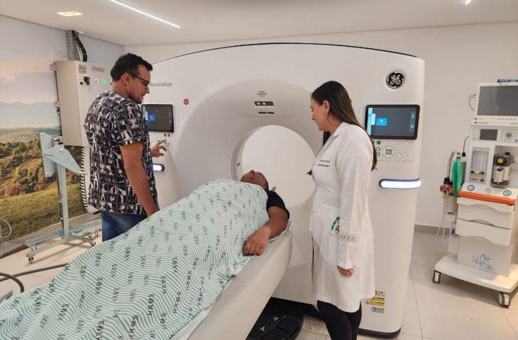 Parque tecnológico do Hospital Regional de MS ganha novo reforço com tomógrafo de última geração.
