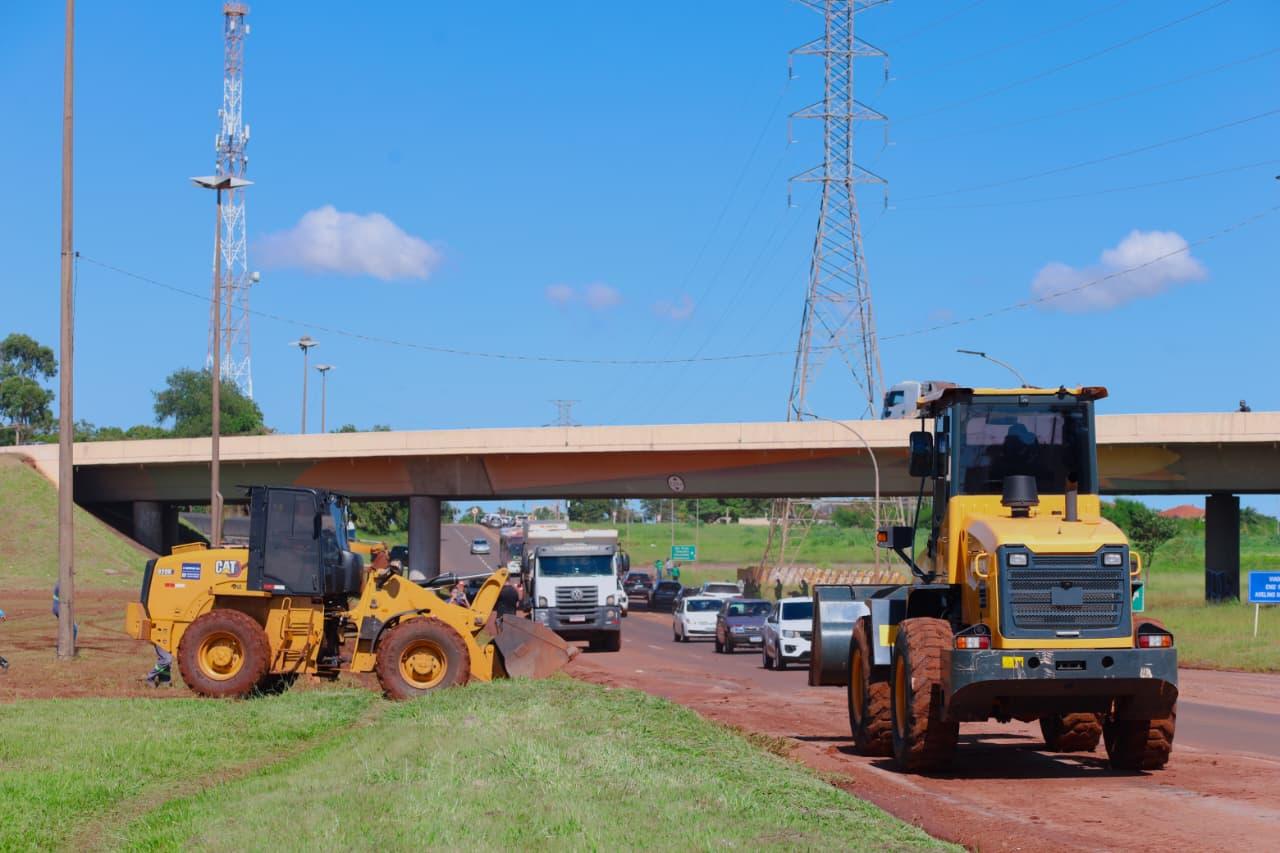 Prefeitura Municipal de Campo Grande mobiliza frentes de trabalho após chuva intensa.