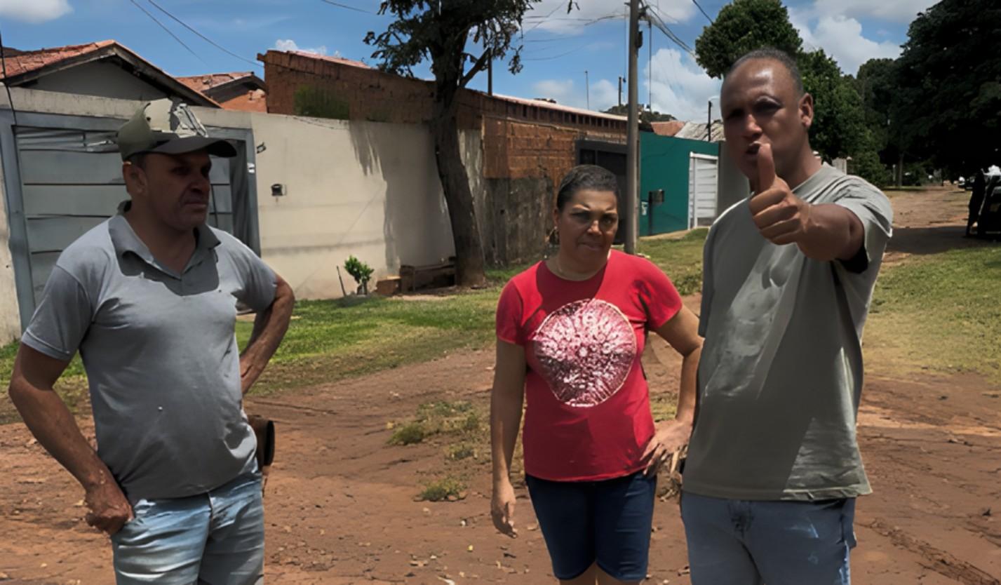 Vereador Junior Coringa reforça compromisso no bairro Novo Século.