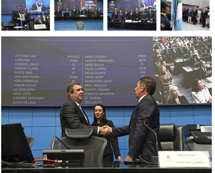 Aliança entre poderes e trabalho pelo desenvolvimento socioeconômico de MS marcam abertura do ano legislativo.