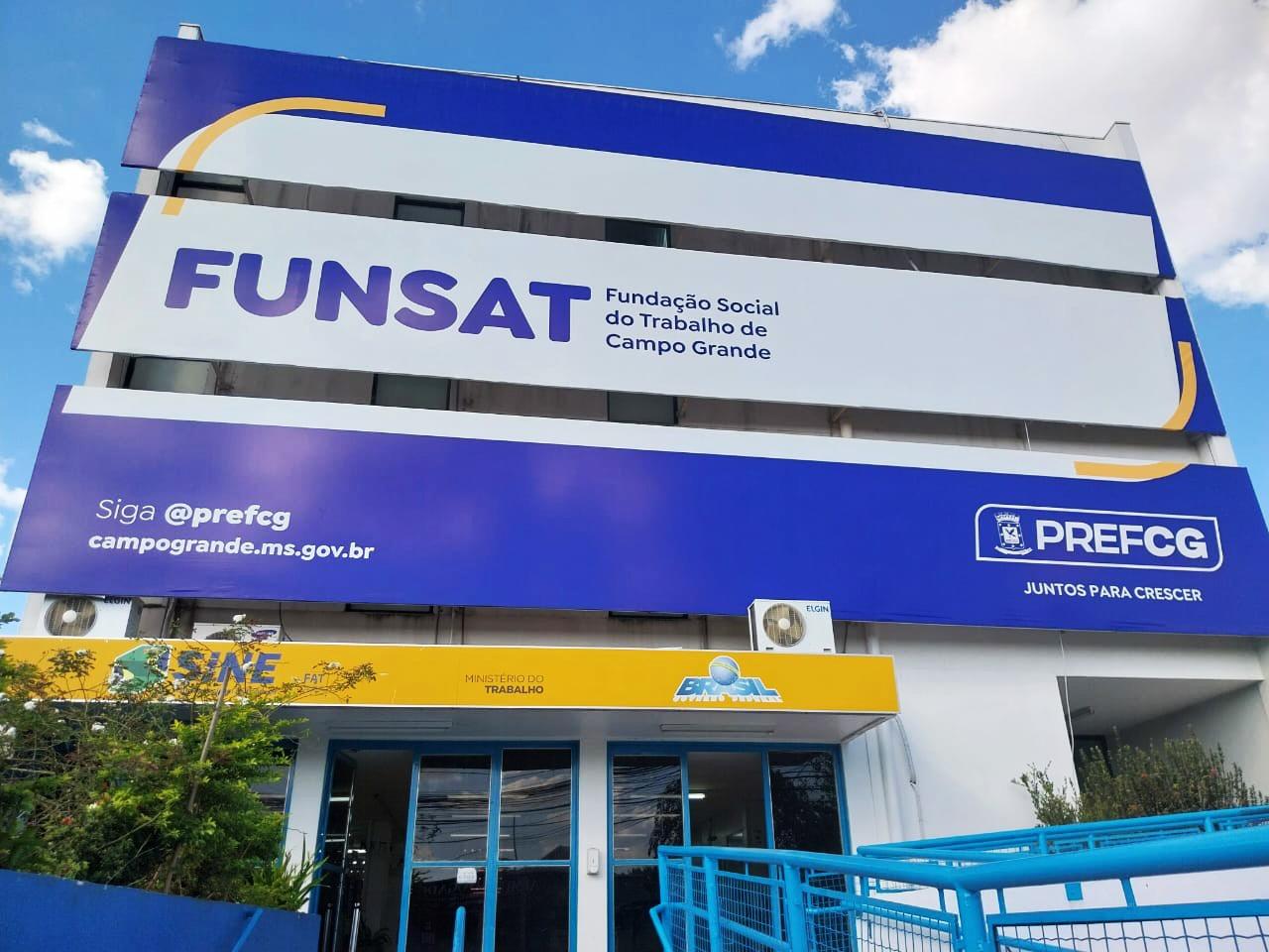 Funsat oferta 1.168 vagas hoje.