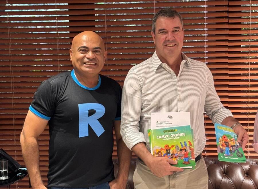 Ronilço Guerreiro leva demandas da Capital ao governador Eduardo Riedel e agradece obras já viabilizadas.